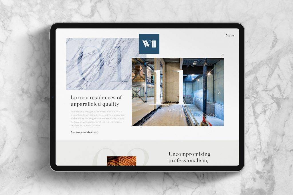 luxury property branding agency construction