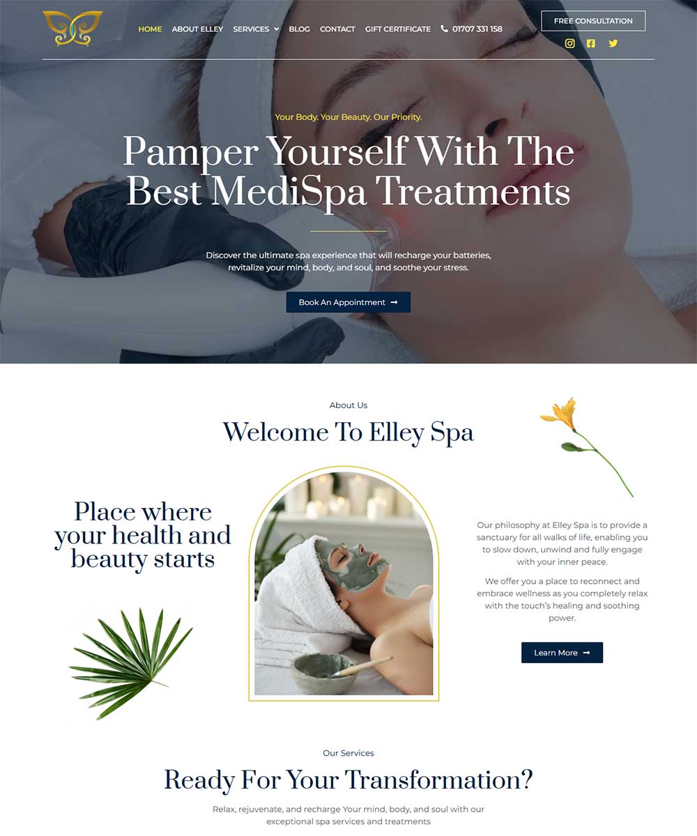 Elly Medi Spa Front