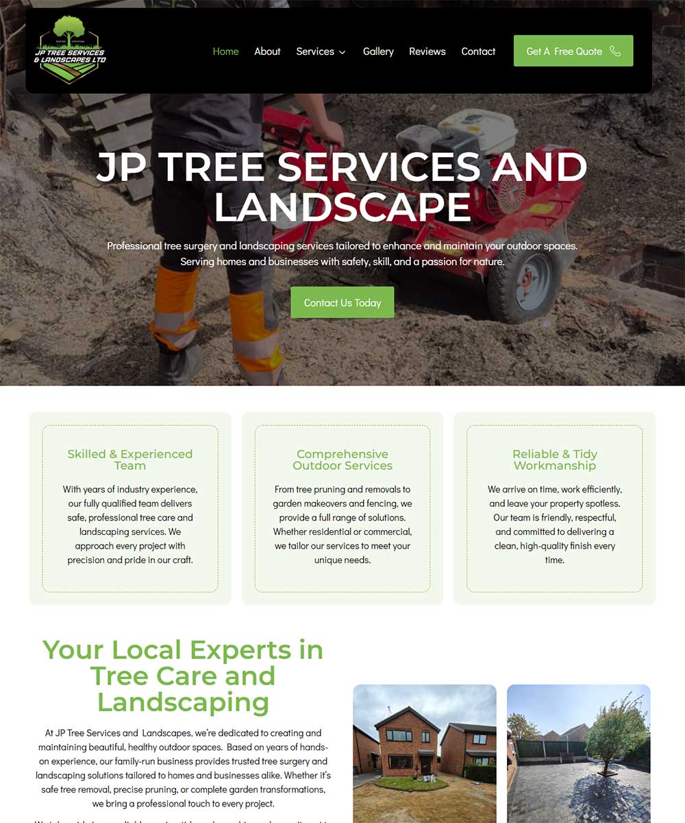 JP TREE SERVICES AND LANDSCAPING